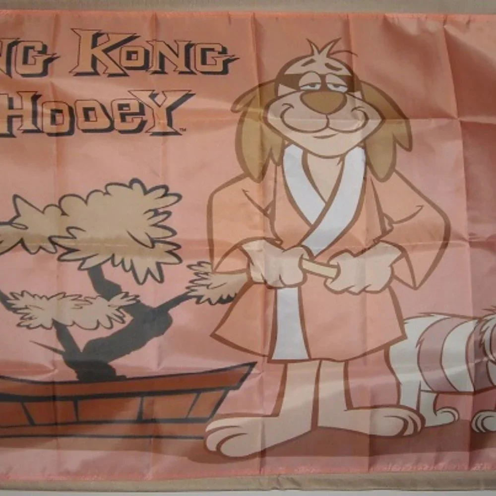 Hong Kong Phooey 3'x5' flag banner 2 Hanna-Barbera Scatman Crothers Penrod Penry